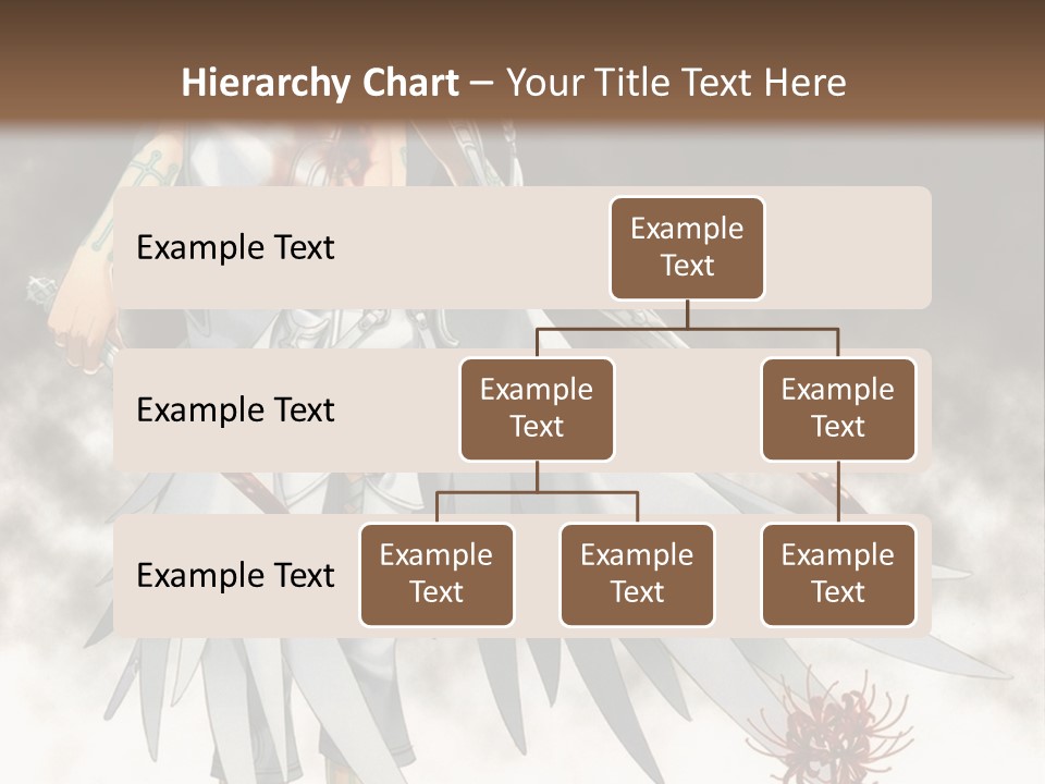 An Anime Character With A Sword In His Hand PowerPoint Template
