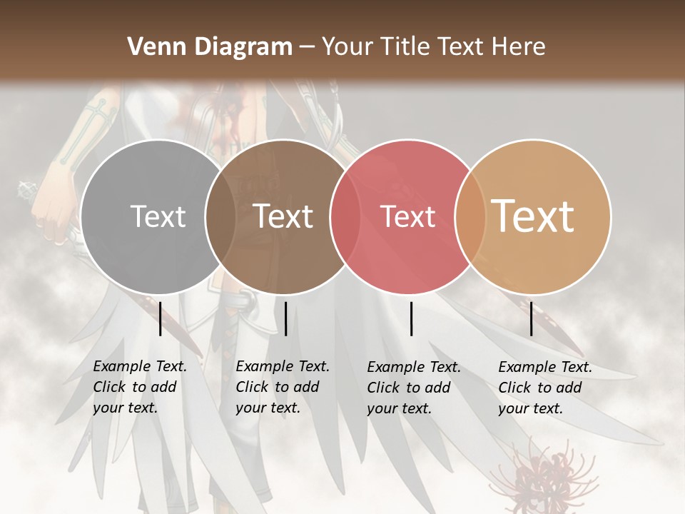 An Anime Character With A Sword In His Hand PowerPoint Template