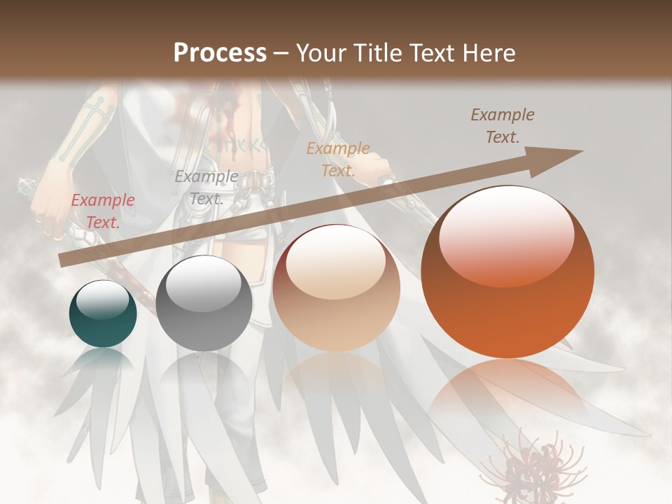 An Anime Character With A Sword In His Hand PowerPoint Template