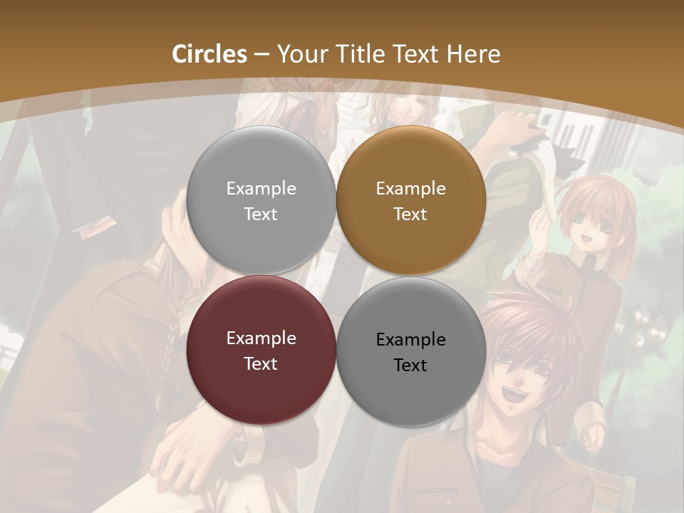 A Group Of People Standing In Front Of A Building PowerPoint Template