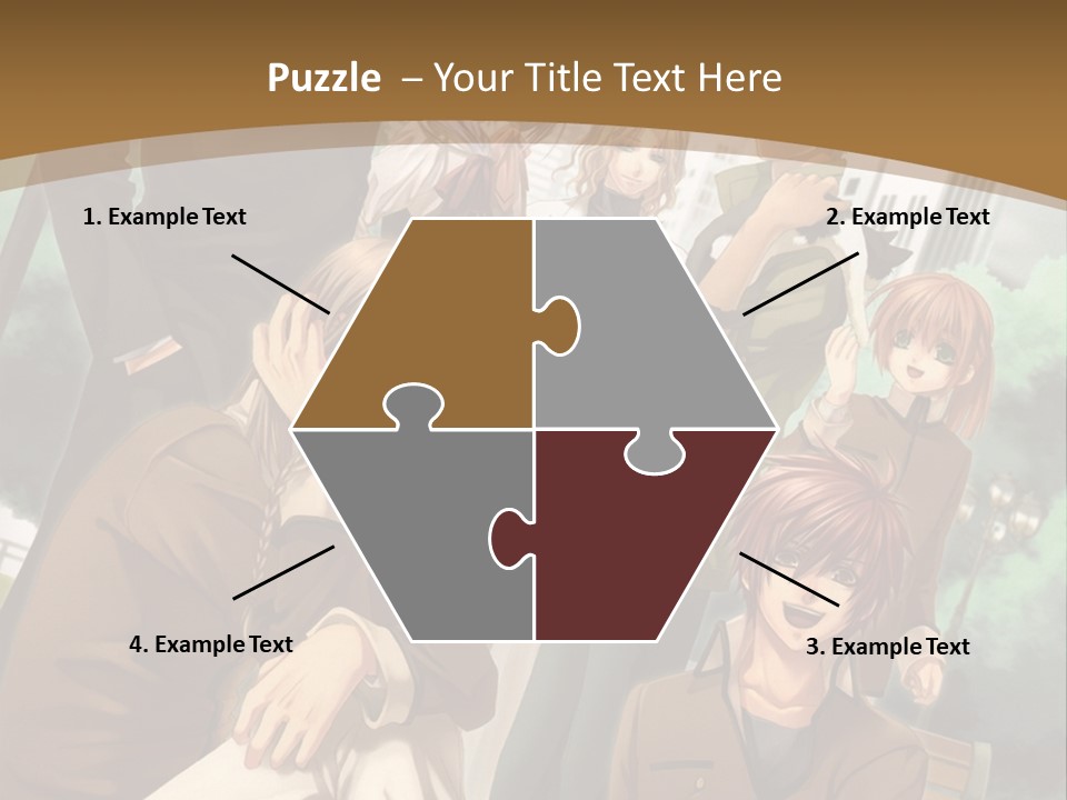 A Group Of People Standing In Front Of A Building PowerPoint Template