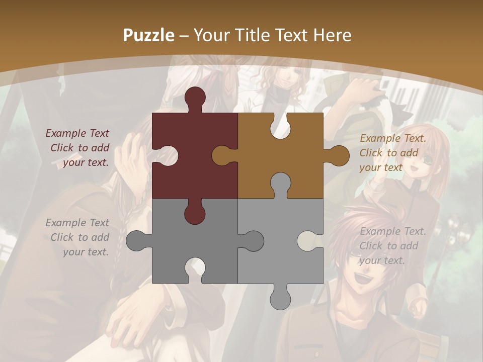 A Group Of People Standing In Front Of A Building PowerPoint Template