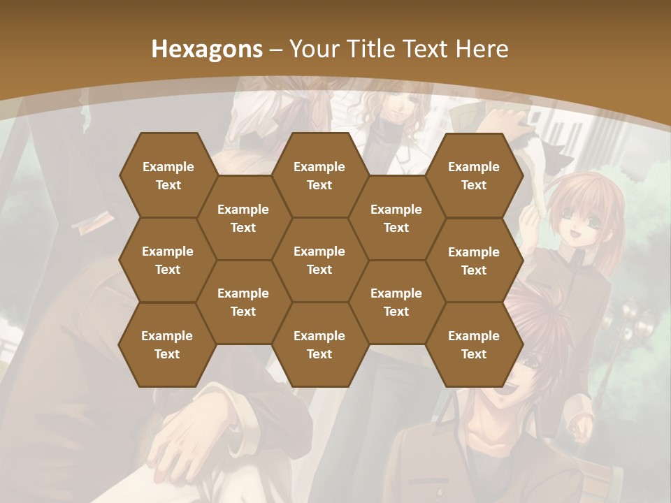 A Group Of People Standing In Front Of A Building PowerPoint Template