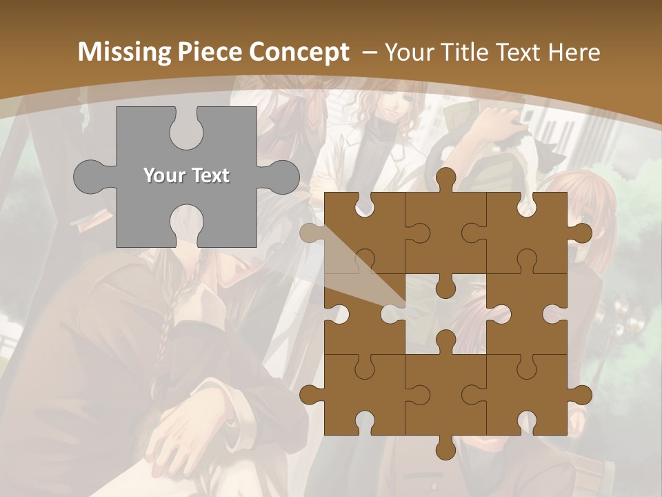 A Group Of People Standing In Front Of A Building PowerPoint Template