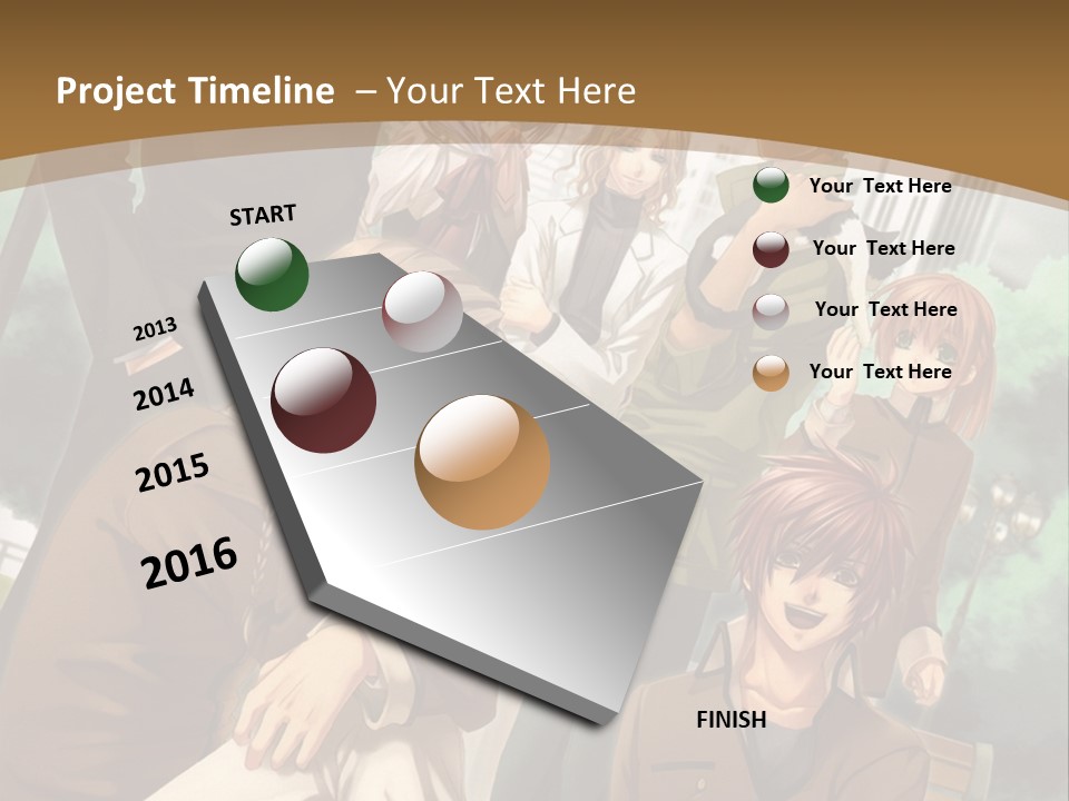 A Group Of People Standing In Front Of A Building PowerPoint Template