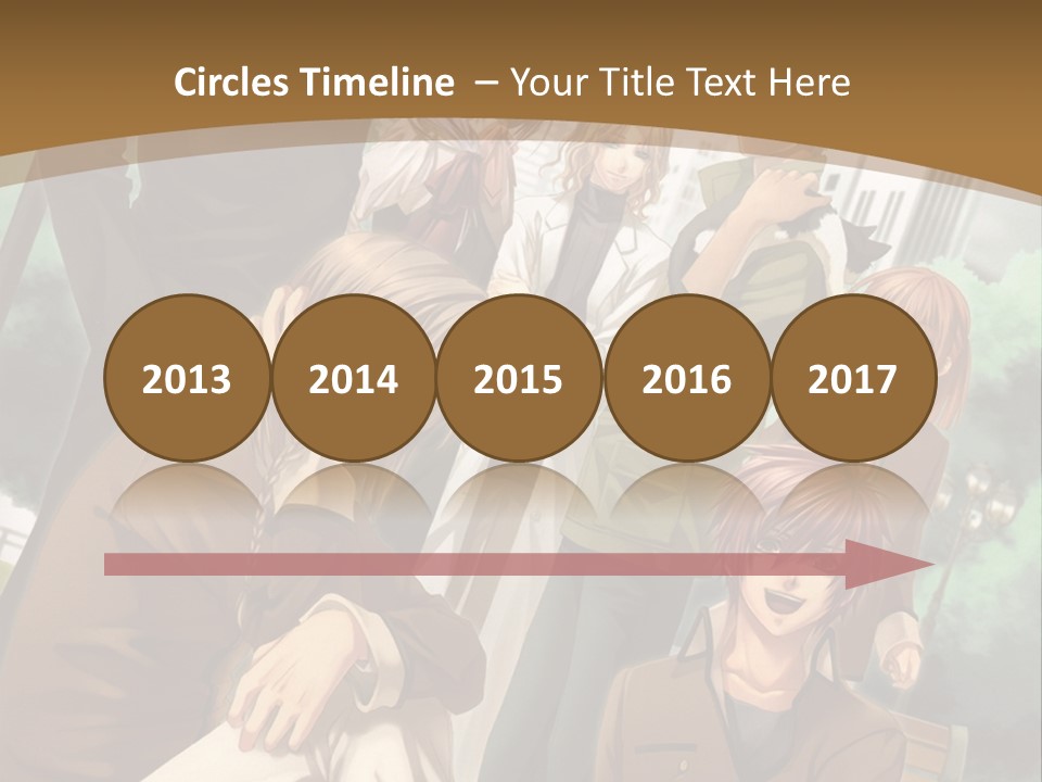 A Group Of People Standing In Front Of A Building PowerPoint Template