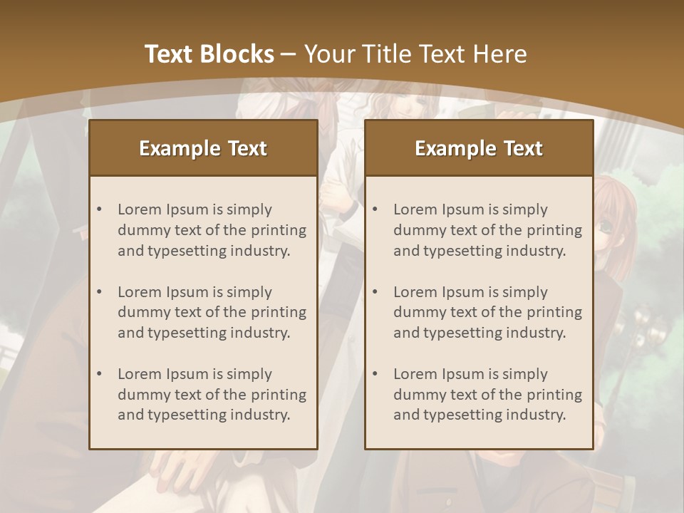 A Group Of People Standing In Front Of A Building PowerPoint Template