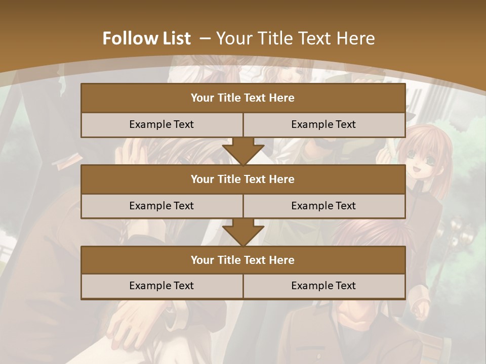 A Group Of People Standing In Front Of A Building PowerPoint Template