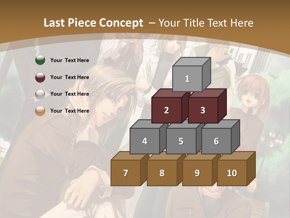 A Group Of People Standing In Front Of A Building PowerPoint Template