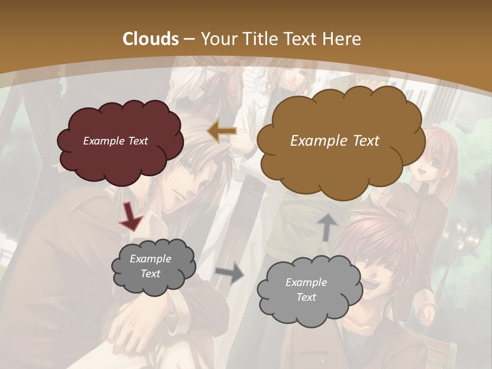 A Group Of People Standing In Front Of A Building PowerPoint Template