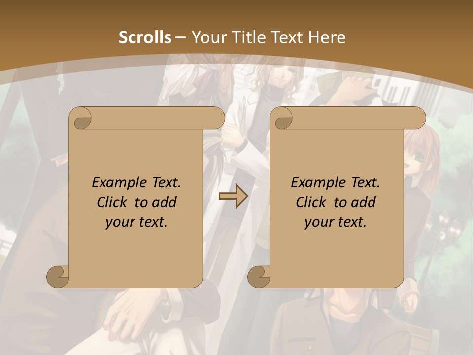 A Group Of People Standing In Front Of A Building PowerPoint Template