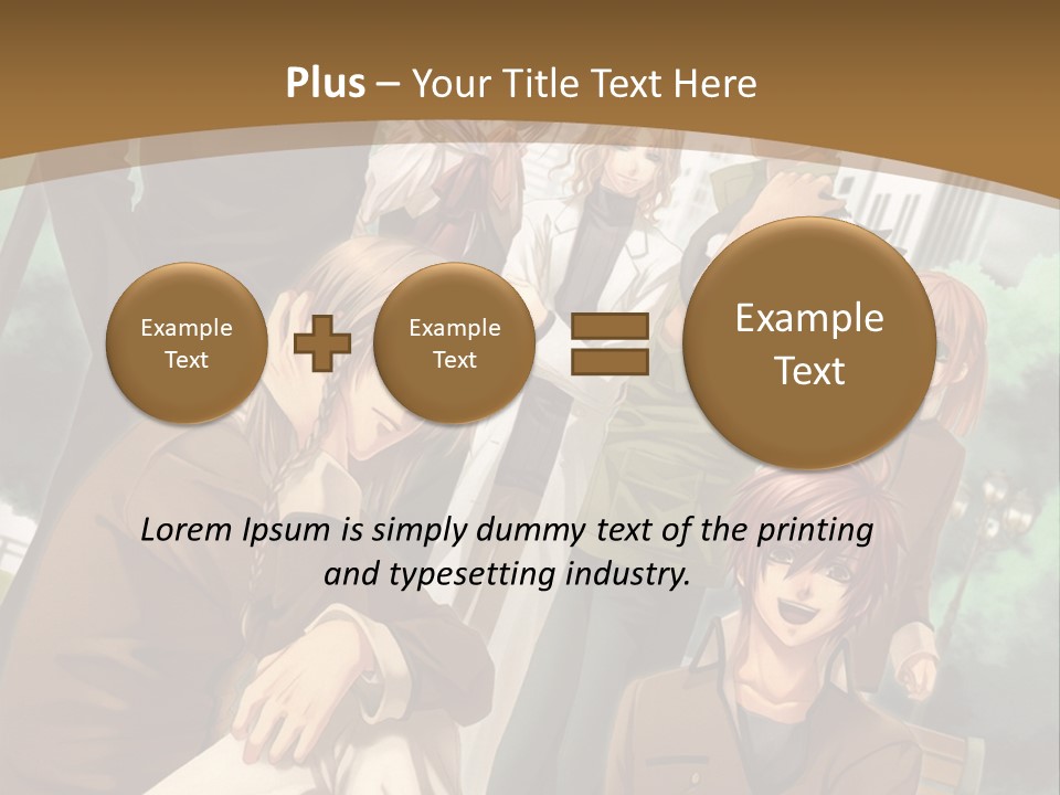 A Group Of People Standing In Front Of A Building PowerPoint Template
