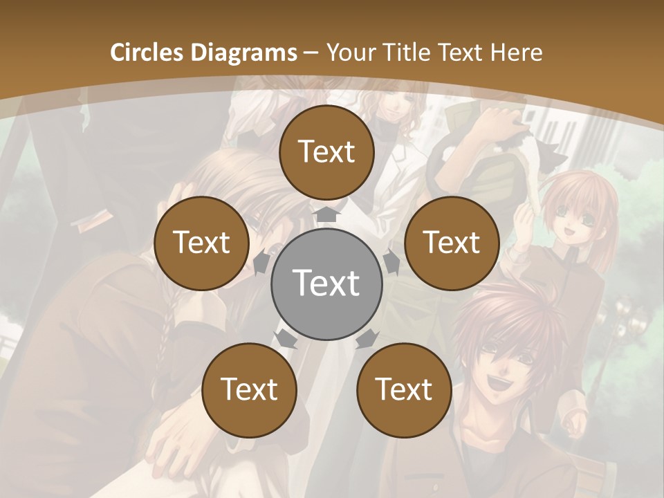 A Group Of People Standing In Front Of A Building PowerPoint Template