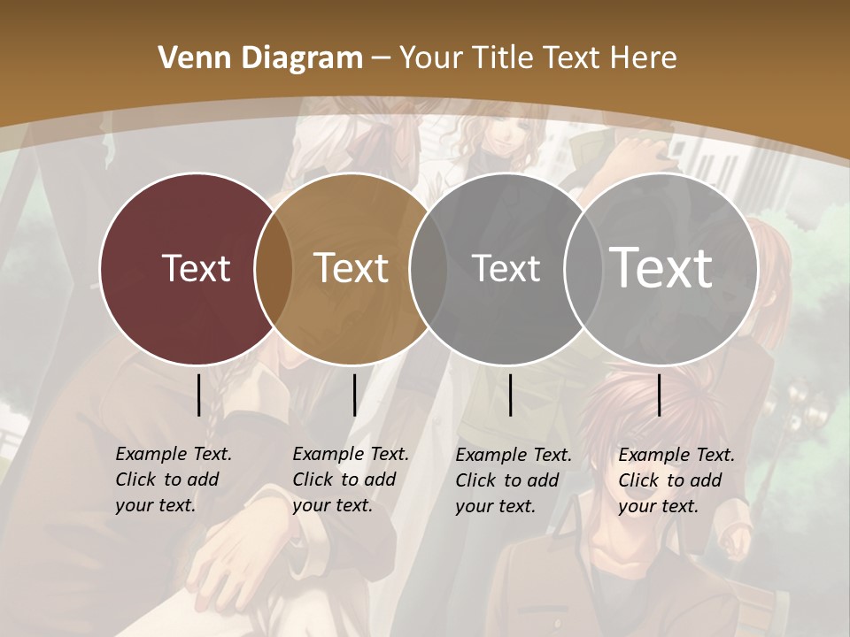 A Group Of People Standing In Front Of A Building PowerPoint Template