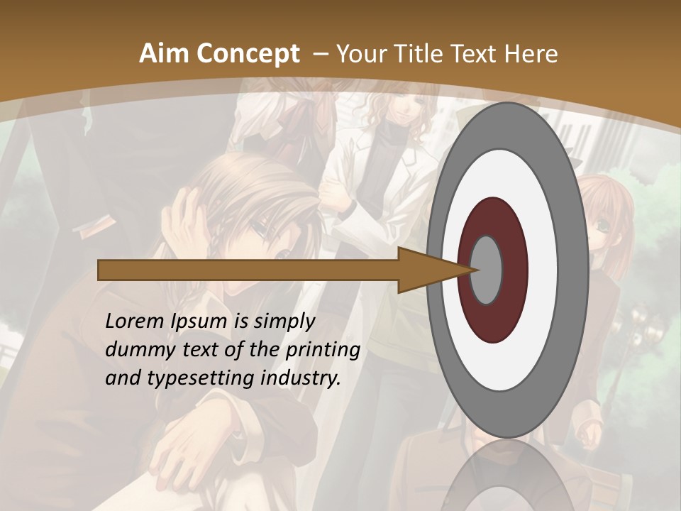 A Group Of People Standing In Front Of A Building PowerPoint Template