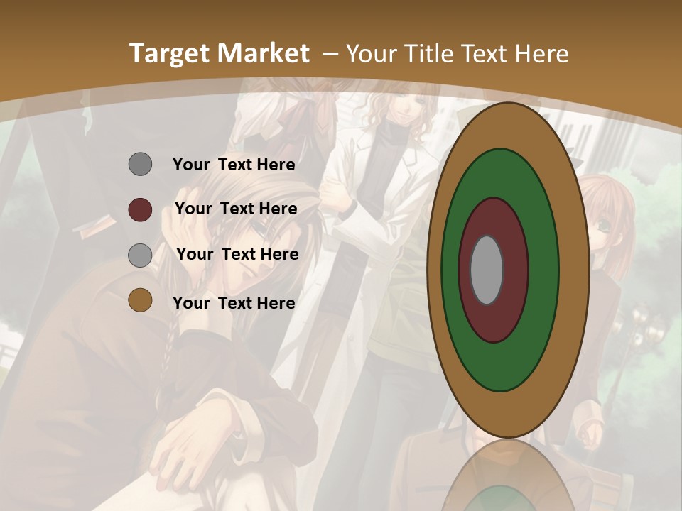 A Group Of People Standing In Front Of A Building PowerPoint Template