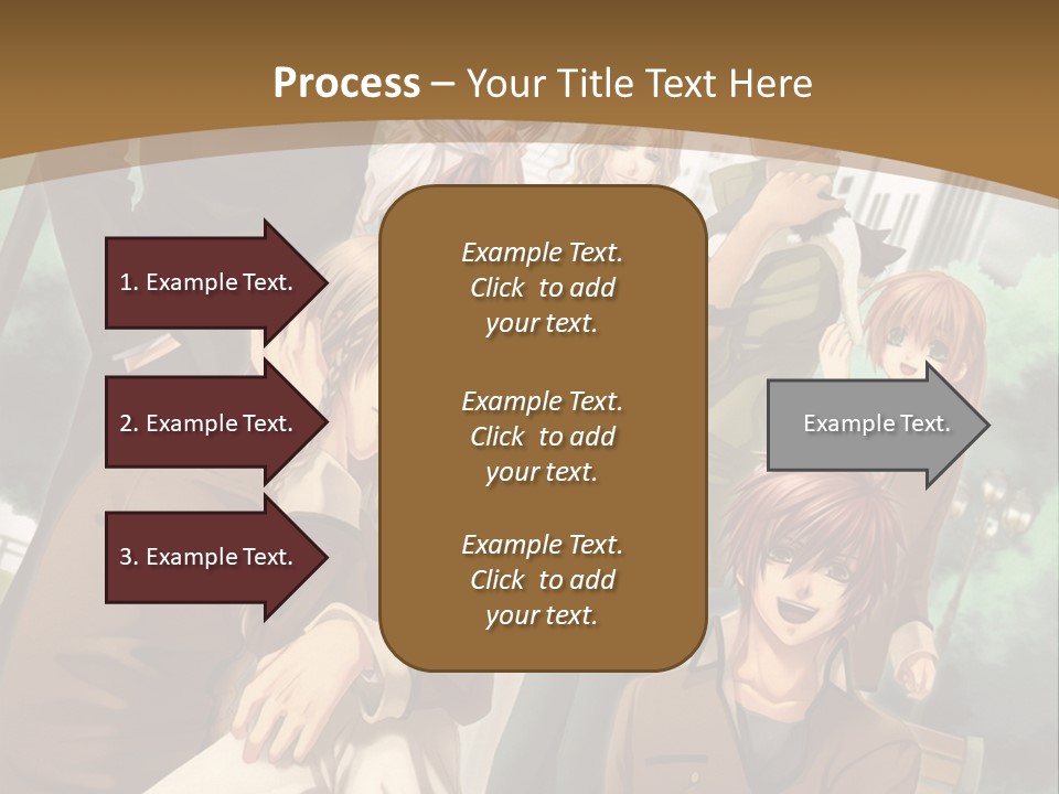 A Group Of People Standing In Front Of A Building PowerPoint Template