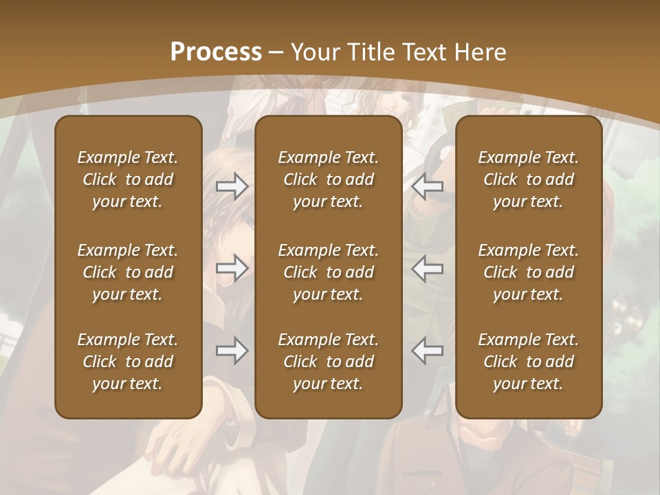 A Group Of People Standing In Front Of A Building PowerPoint Template
