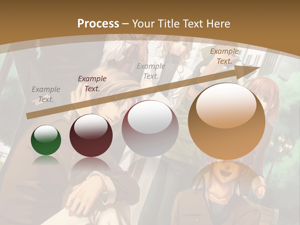 A Group Of People Standing In Front Of A Building PowerPoint Template