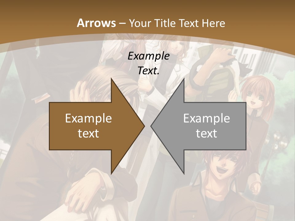 A Group Of People Standing In Front Of A Building PowerPoint Template