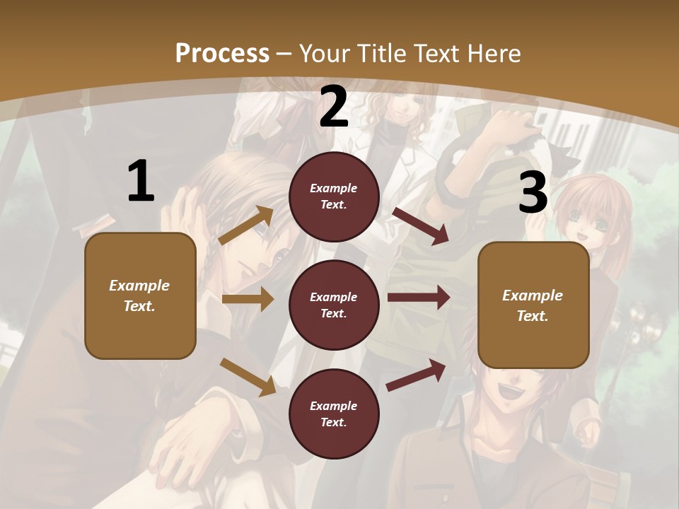 A Group Of People Standing In Front Of A Building PowerPoint Template