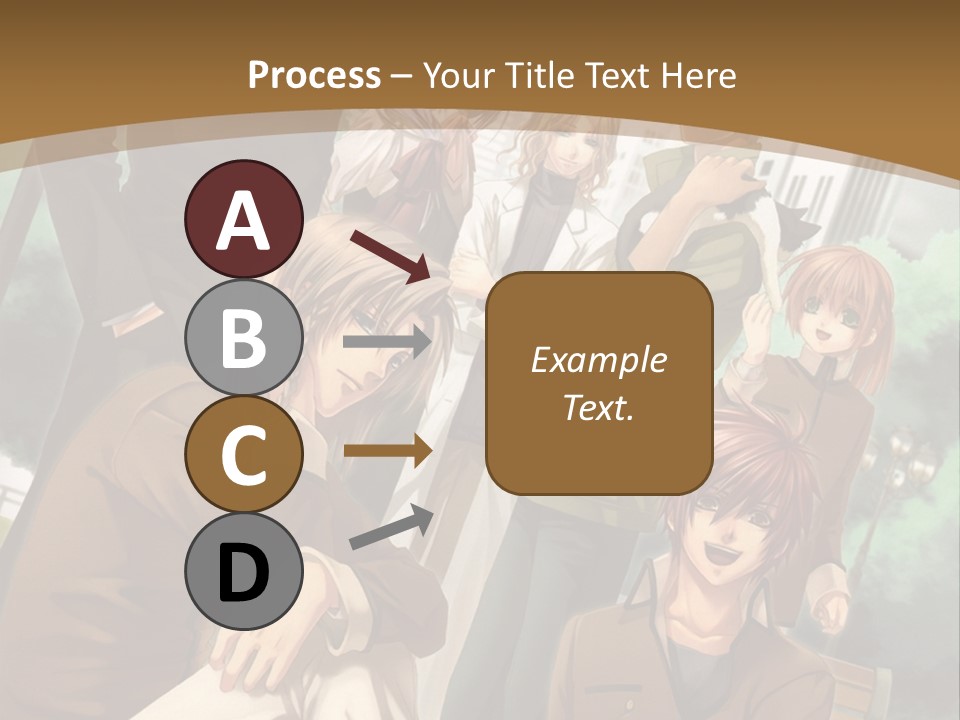 A Group Of People Standing In Front Of A Building PowerPoint Template