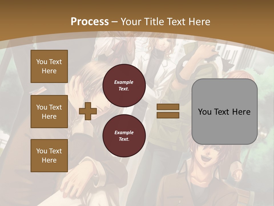 A Group Of People Standing In Front Of A Building PowerPoint Template