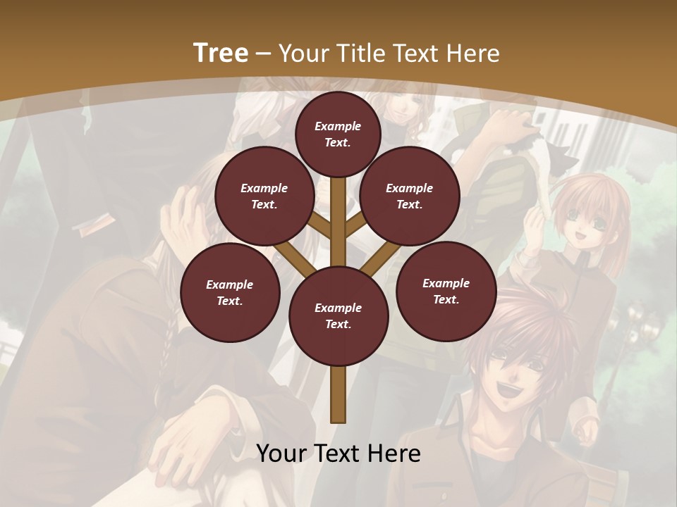 A Group Of People Standing In Front Of A Building PowerPoint Template