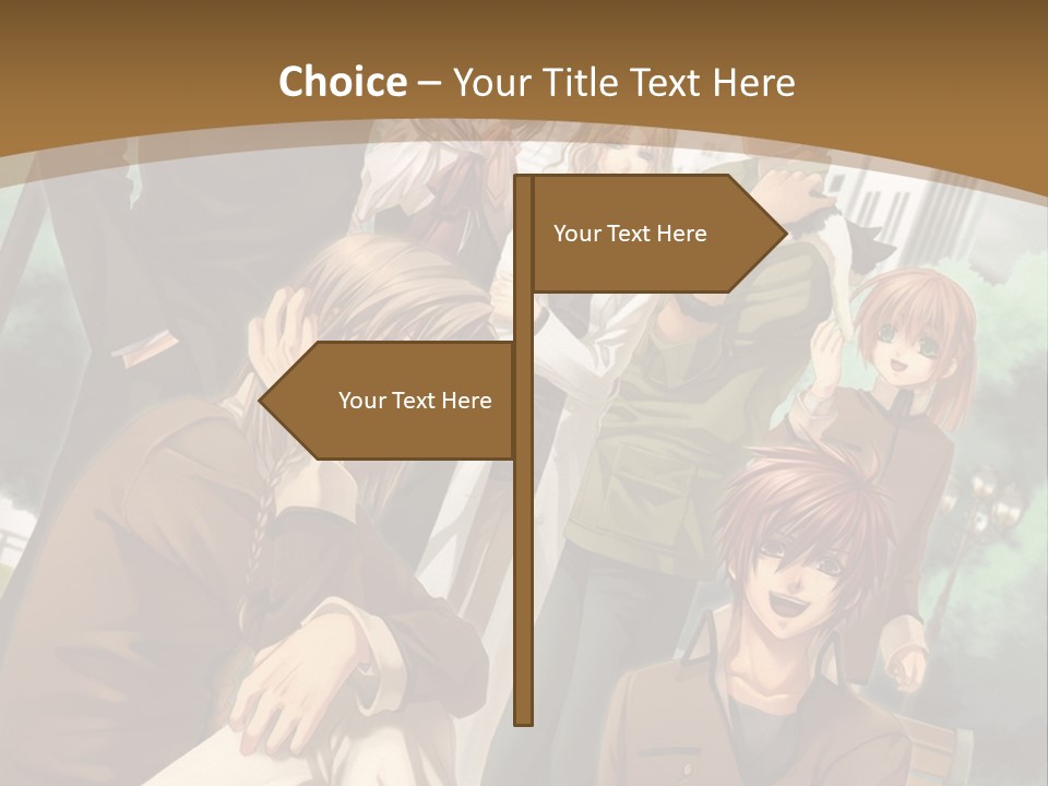 A Group Of People Standing In Front Of A Building PowerPoint Template