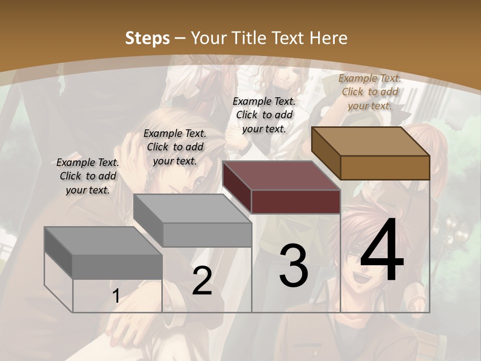A Group Of People Standing In Front Of A Building PowerPoint Template