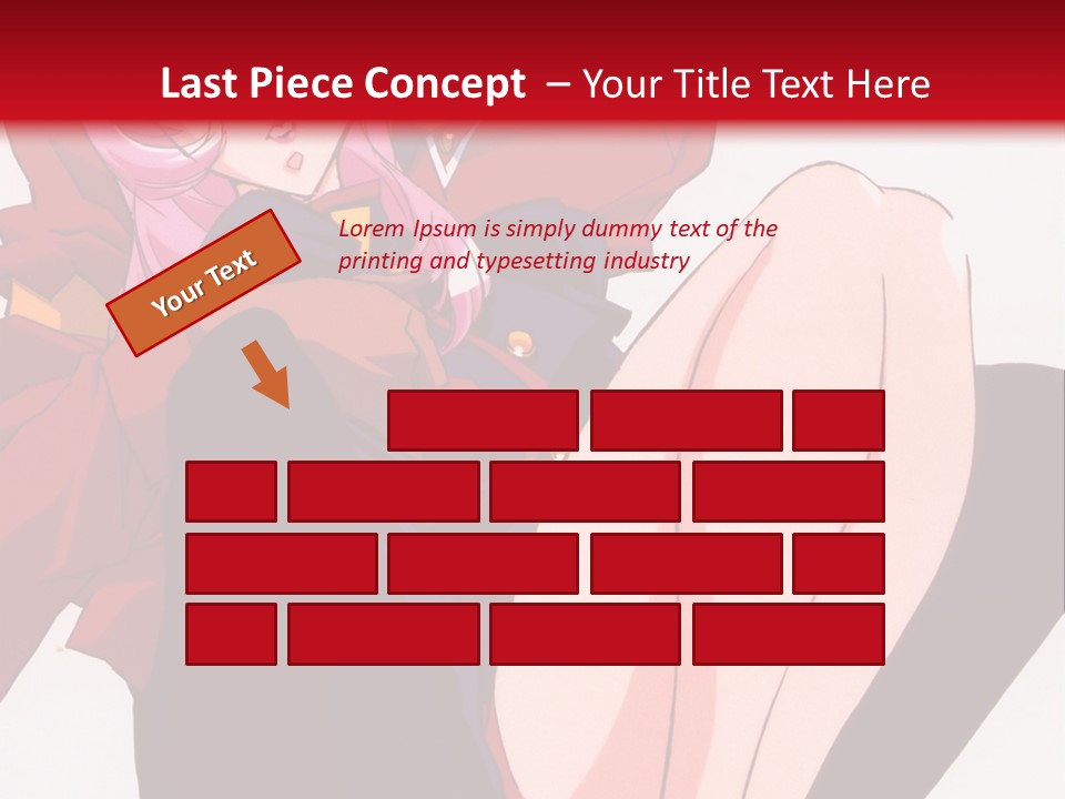 A Couple Of Anime Characters Sitting Next To Each Other PowerPoint Template