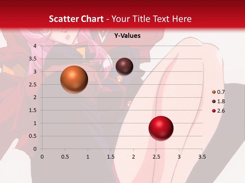 A Couple Of Anime Characters Sitting Next To Each Other PowerPoint Template
