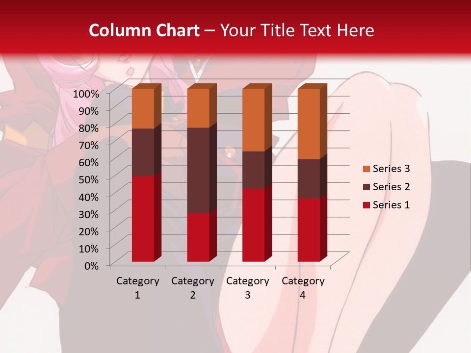 A Couple Of Anime Characters Sitting Next To Each Other PowerPoint Template