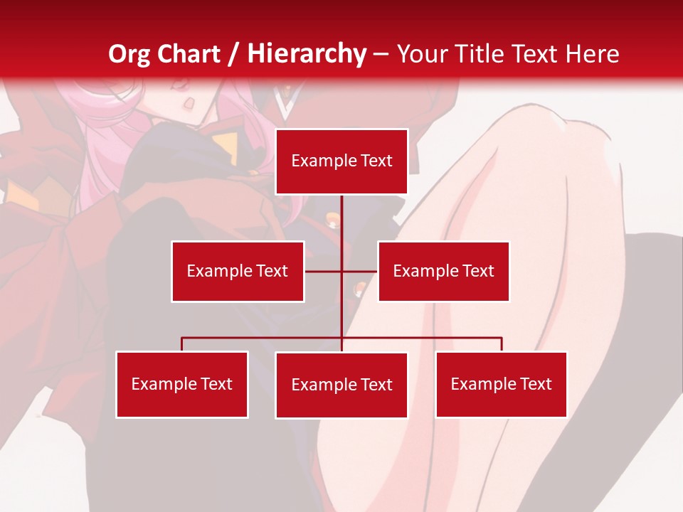A Couple Of Anime Characters Sitting Next To Each Other PowerPoint Template