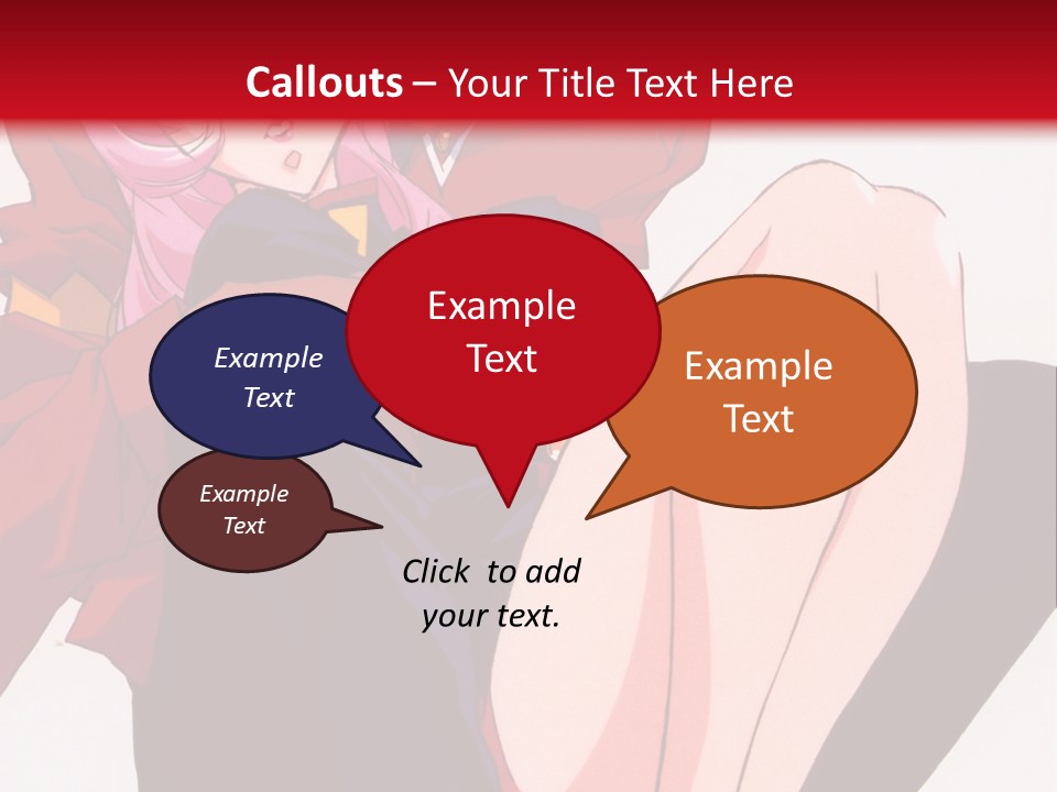 A Couple Of Anime Characters Sitting Next To Each Other PowerPoint Template