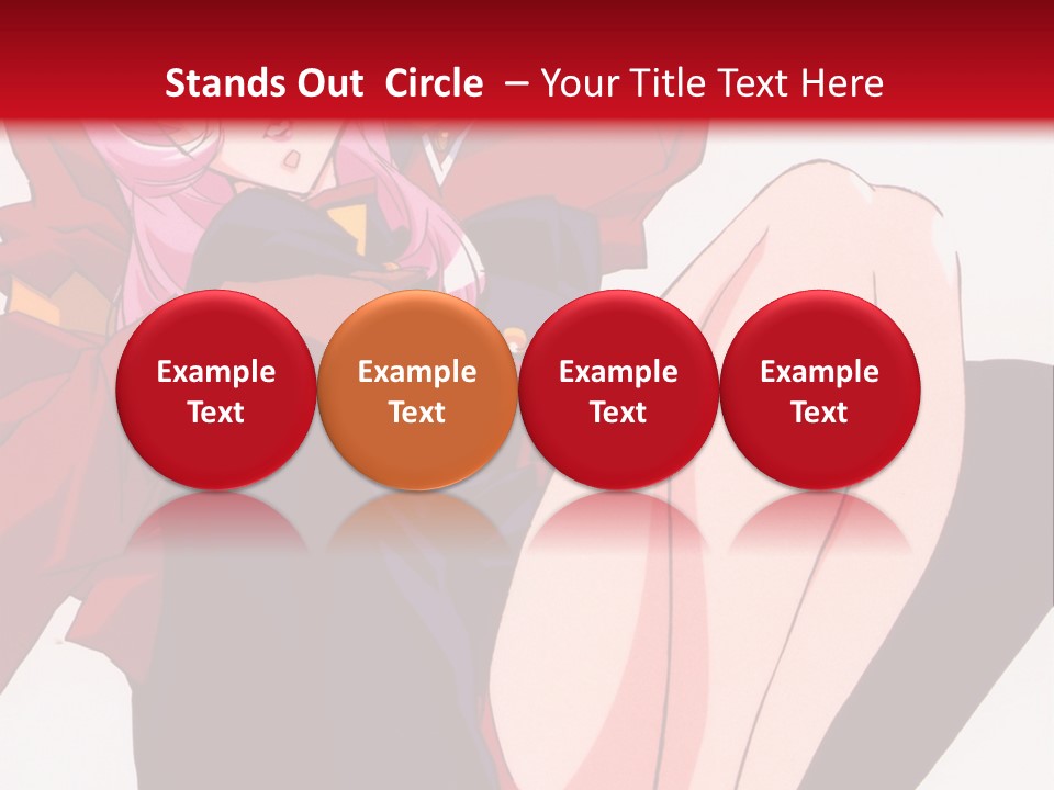 A Couple Of Anime Characters Sitting Next To Each Other PowerPoint Template