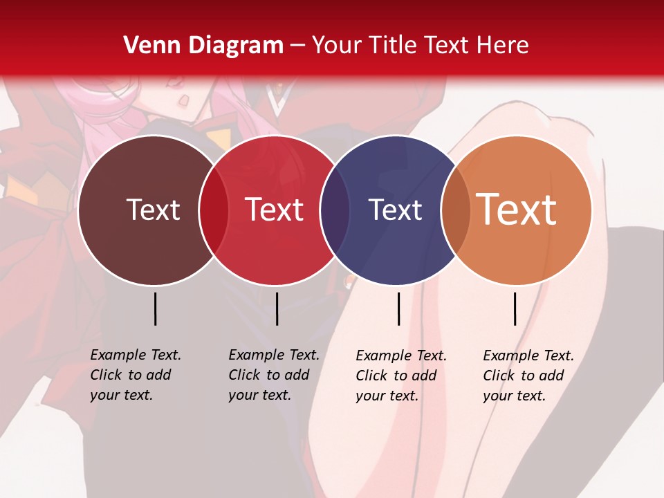 A Couple Of Anime Characters Sitting Next To Each Other PowerPoint Template