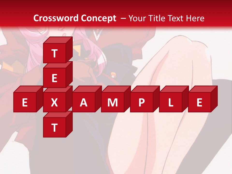 A Couple Of Anime Characters Sitting Next To Each Other PowerPoint Template