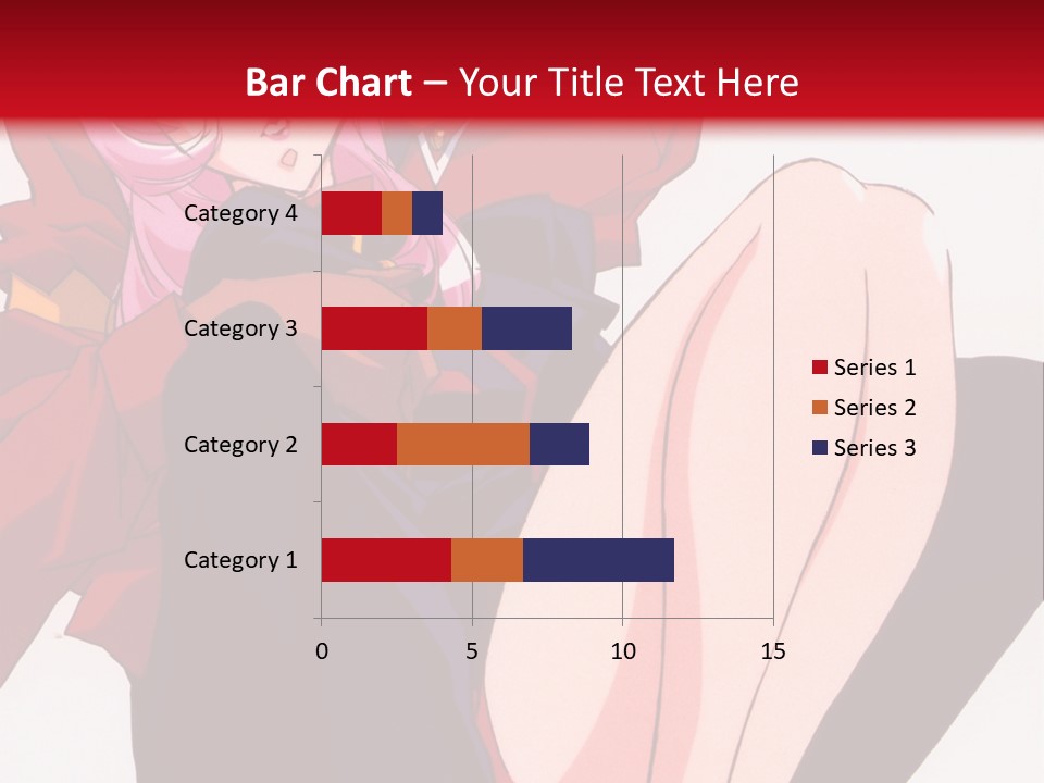 A Couple Of Anime Characters Sitting Next To Each Other PowerPoint Template