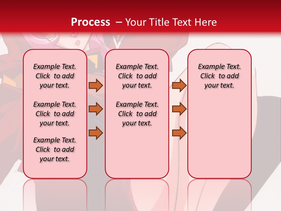 A Couple Of Anime Characters Sitting Next To Each Other PowerPoint Template