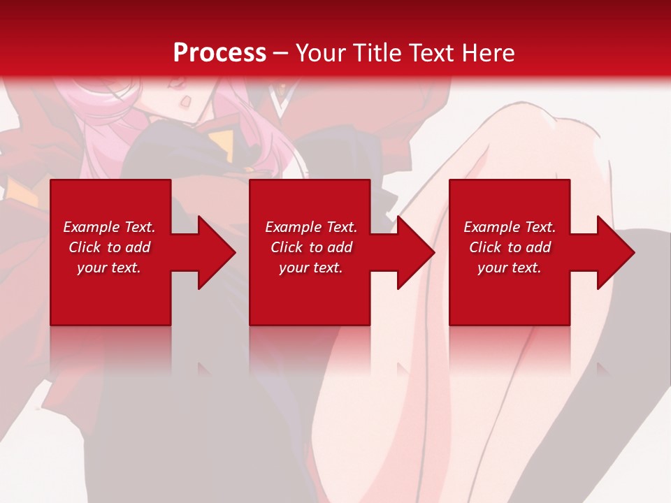 A Couple Of Anime Characters Sitting Next To Each Other PowerPoint Template