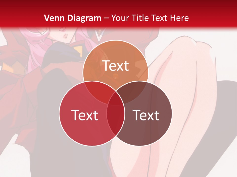 A Couple Of Anime Characters Sitting Next To Each Other PowerPoint Template