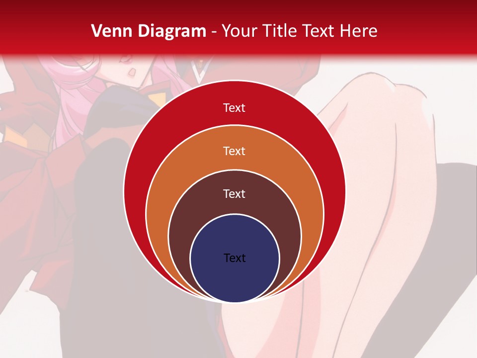 A Couple Of Anime Characters Sitting Next To Each Other PowerPoint Template