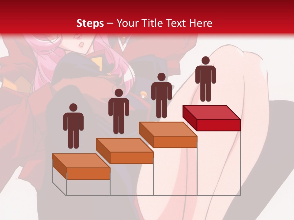 A Couple Of Anime Characters Sitting Next To Each Other PowerPoint Template