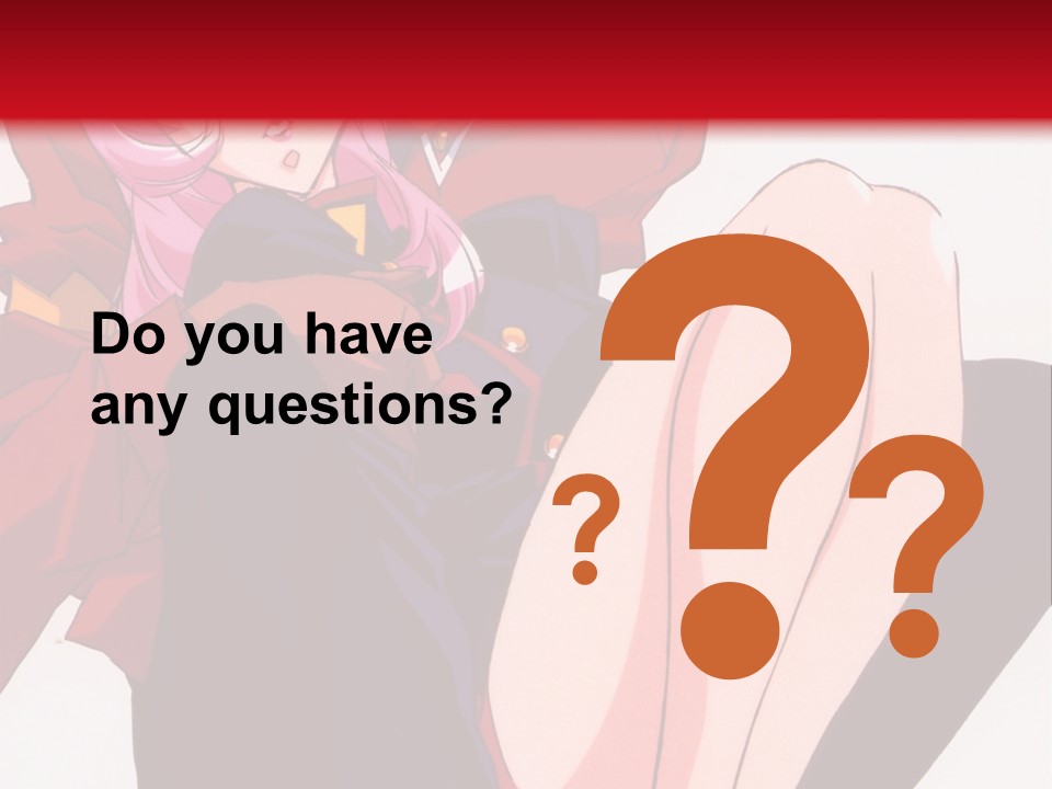 A Couple Of Anime Characters Sitting Next To Each Other PowerPoint Template