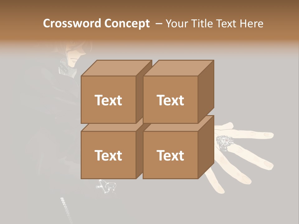 A Person Holding A Hand With A Glove On It PowerPoint Template