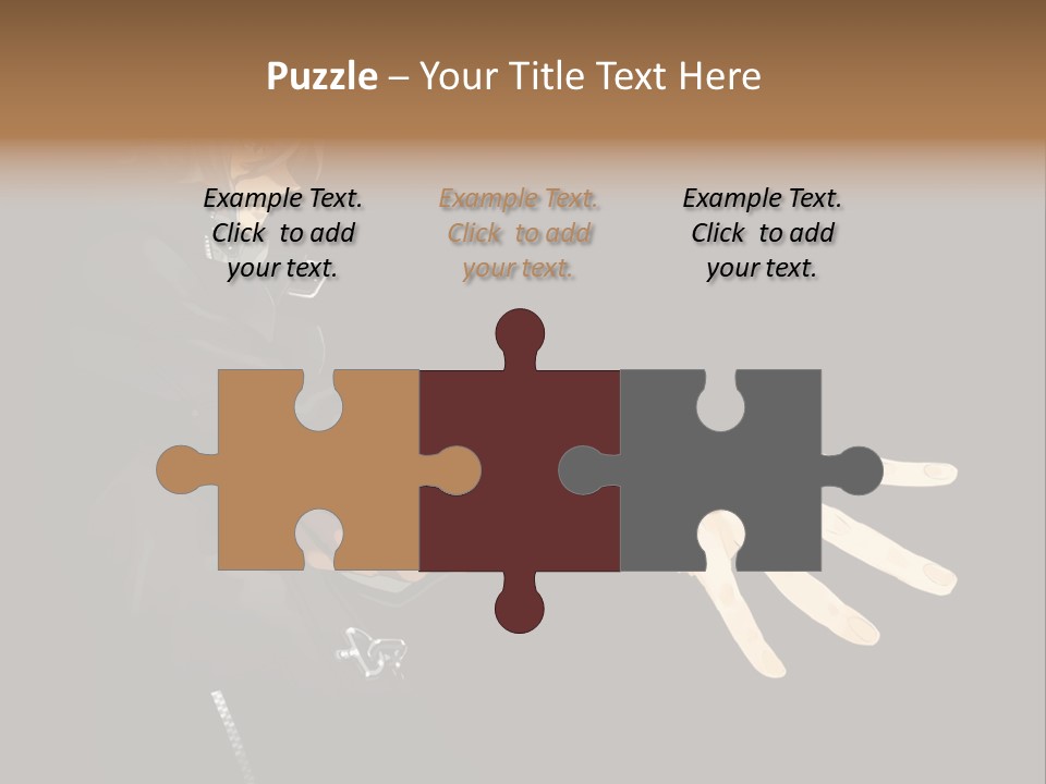 A Person Holding A Hand With A Glove On It PowerPoint Template