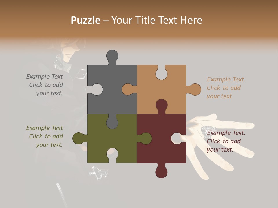 A Person Holding A Hand With A Glove On It PowerPoint Template