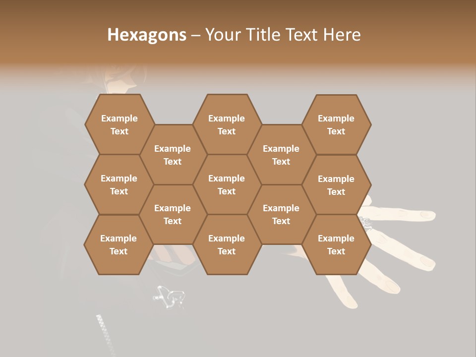 A Person Holding A Hand With A Glove On It PowerPoint Template