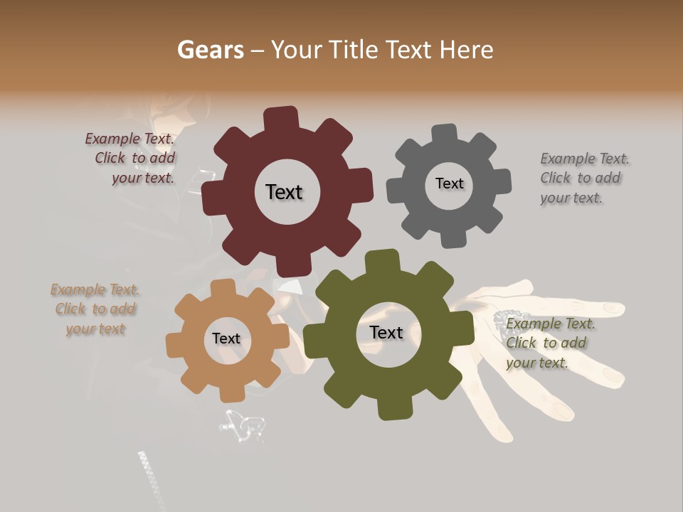 A Person Holding A Hand With A Glove On It PowerPoint Template